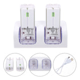 VR Controllers Rechargeable Batteries and Charger White ABS 1 Gaming Accessories 12.5X5.99cm White - Rear View