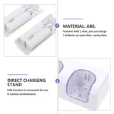 VR Controllers Rechargeable Batteries and Charger White ABS 1 Gaming Accessories 12.5X5.99cm White