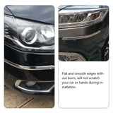 4pcs Bumper Protector Automobile Bumper Anti-collision Strip Car Bumper Tape 40.5X2.3X2.3CM transparent - 45-Degree Angle