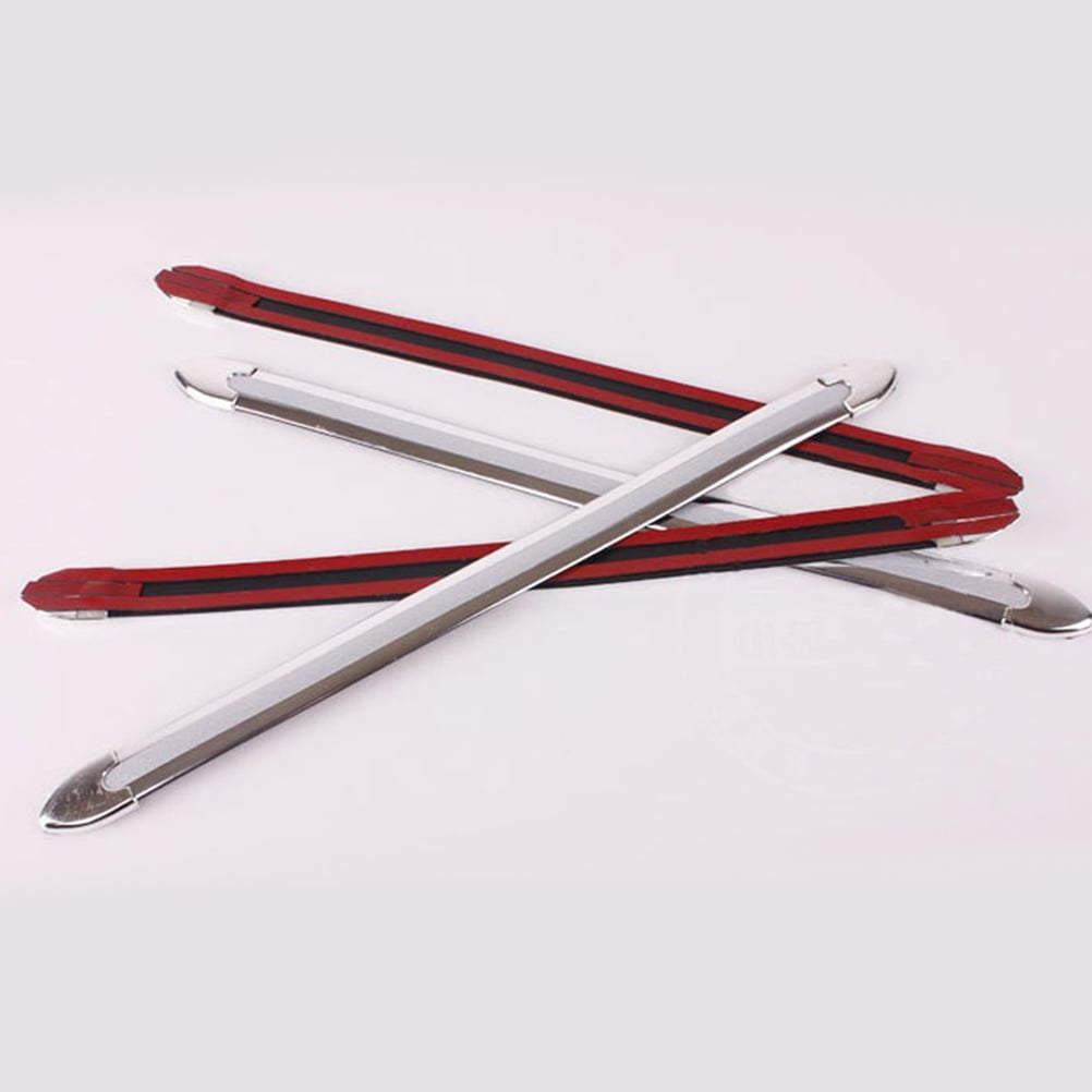 4pcs Bumper Protector Automobile Bumper Anti-collision Strip Car Bumper Tape 40.5X2.3X2.3CM transparent