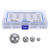Bearing Steel Ball Assortment 580Pcs Round Easy Installation Mechanical Components 1X1X1CM Silver