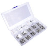 Bearing Steel Ball Assortment 580Pcs Round Easy Installation Mechanical Components 1X1X1CM Silver - 45-Degree Angle