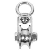 Heavy Duty Traction 201 Stainless Steel Swivel Pulley Silent U Type Cable Pulley 10.7X4.8X4.5CM Silver - Extra Image