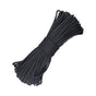 Nylon Parachute Cord Braid Nylon Rope Nylon Twine Rope Cord for Crafts Tie- Downs Camping 4.0mm x 15m 0.4X0.4 Black