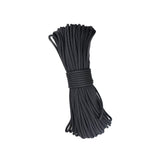 Nylon Parachute Cord Braid Nylon Rope Nylon Twine Rope Cord for Crafts Tie- Downs Camping 4.0mm x 15m 0.4X0.4 Black