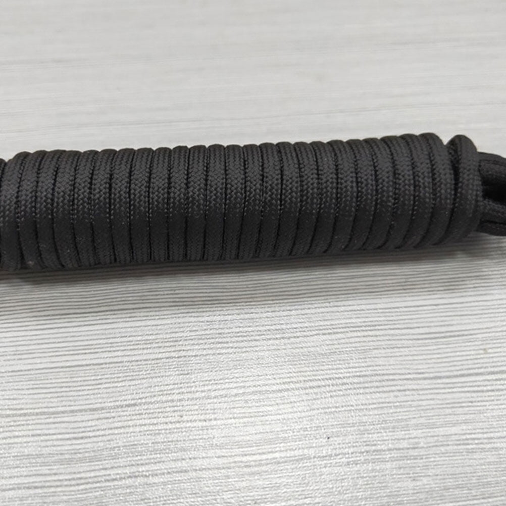 Nylon Parachute Cord Braid Nylon Rope Nylon Twine Rope Cord for Crafts Tie- Downs Camping 4.0mm x 15m 0.4X0.4 Black