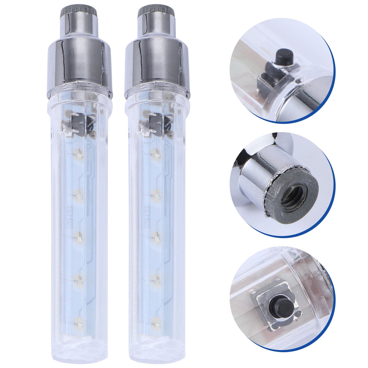 Cycling Lights Flash For Outdoor Activities 1 Pair 10 X 1.5Cm