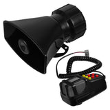 Horn Sounds Maker With 7 Sounds Black 1Pcs 7 Sounds Black - Top-Down View