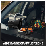 Horn Sounds Maker With 7 Sounds Black 1Pcs 7 Sounds Black