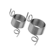 2 Pcs DIY Yarn Strand Guide Metal Yarn Threader Finger Ring Wool Thread Thimble Knitting Sewing Accessories Wool Weaving Tool (Large and Small Style) 1.9X1.1X1.1cm Silver