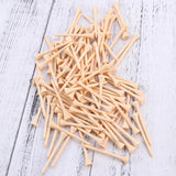 short tees golf Golf Tees Wood for Sports Enthusiasts Outdoor Sports 100pcs/Set