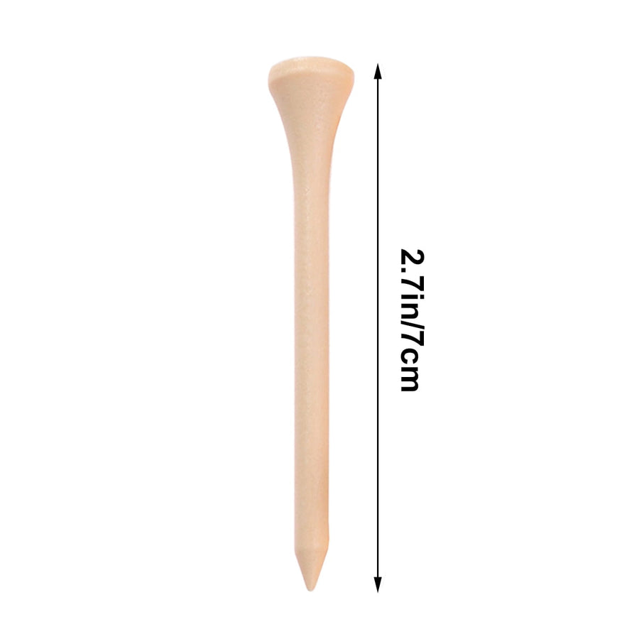 short tees golf Golf Tees Wood for Sports Enthusiasts Outdoor Sports 100pcs/Set