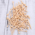 short tees golf Golf Tees Wood for Sports Enthusiasts Outdoor Sports 100pcs/Set