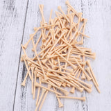 short tees golf Golf Tees Wood for Sports Enthusiasts Outdoor Sports 100pcs/Set - Side View