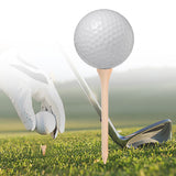 short tees golf Golf Tees Wood for Sports Enthusiasts Outdoor Sports 100pcs/Set - Top-Down View