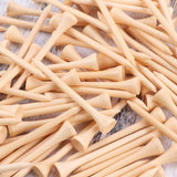short tees golf Golf Tees Wood for Sports Enthusiasts Outdoor Sports 100pcs/Set - Low Angle