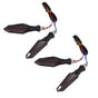 Motorcycle Indicators Blinker Abs 4Pcs Blue