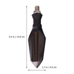 Motorcycle Indicators Blinker Abs 4Pcs Blue