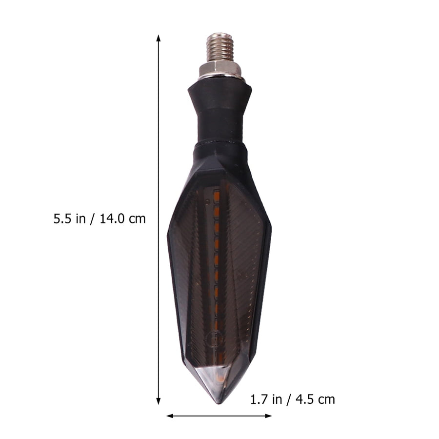 Motorcycle Indicators Blinker Abs 4Pcs Blue