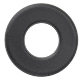 Foosball Tables Equipment 16Pcs 0.66In Black PVC Foosball Table Parts - Front View