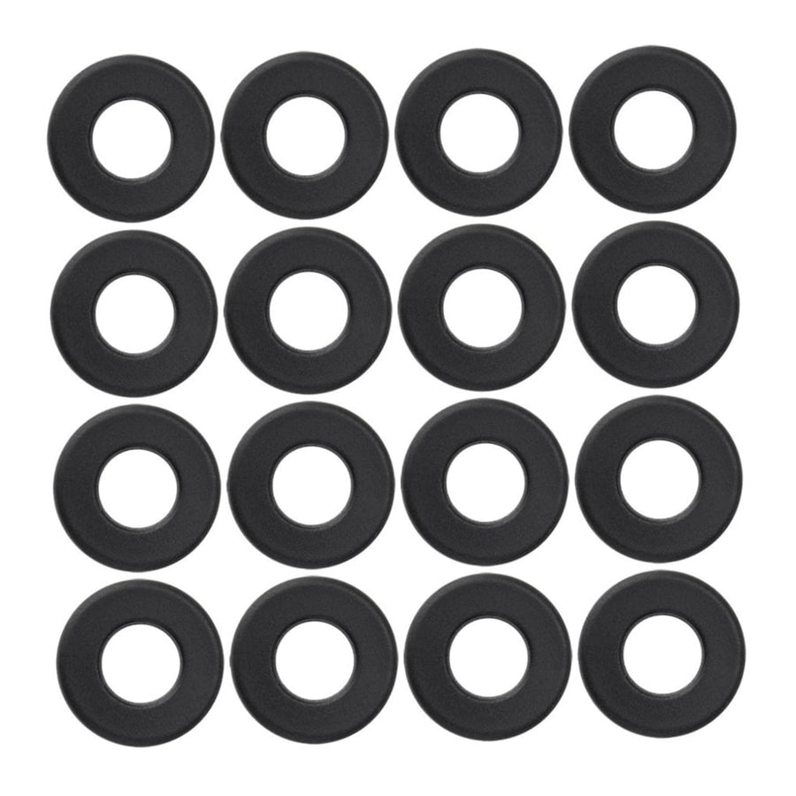 Foosball Tables Equipment 16Pcs 0.66In Black PVC Foosball Table Parts