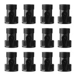 Worgeous Garden Hose Shut Off Valve 3/4 Inch ABS Black for Durable Use and Easy Installation