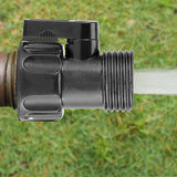 Worgeous Garden Hose Shut Off Valve 3/4 Inch ABS Black for Durable Use and Easy Installation