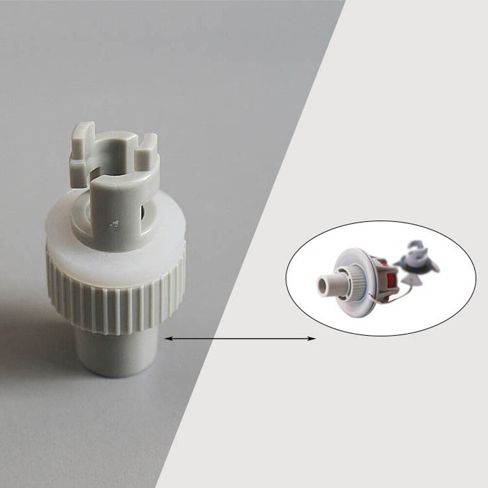 Worgeous Inflatable Pool Pump Adapter Bed Row Inflatable Rowing Boat Air Adaptor Board Stand Up Paddle Kayak Surfing Accessory White