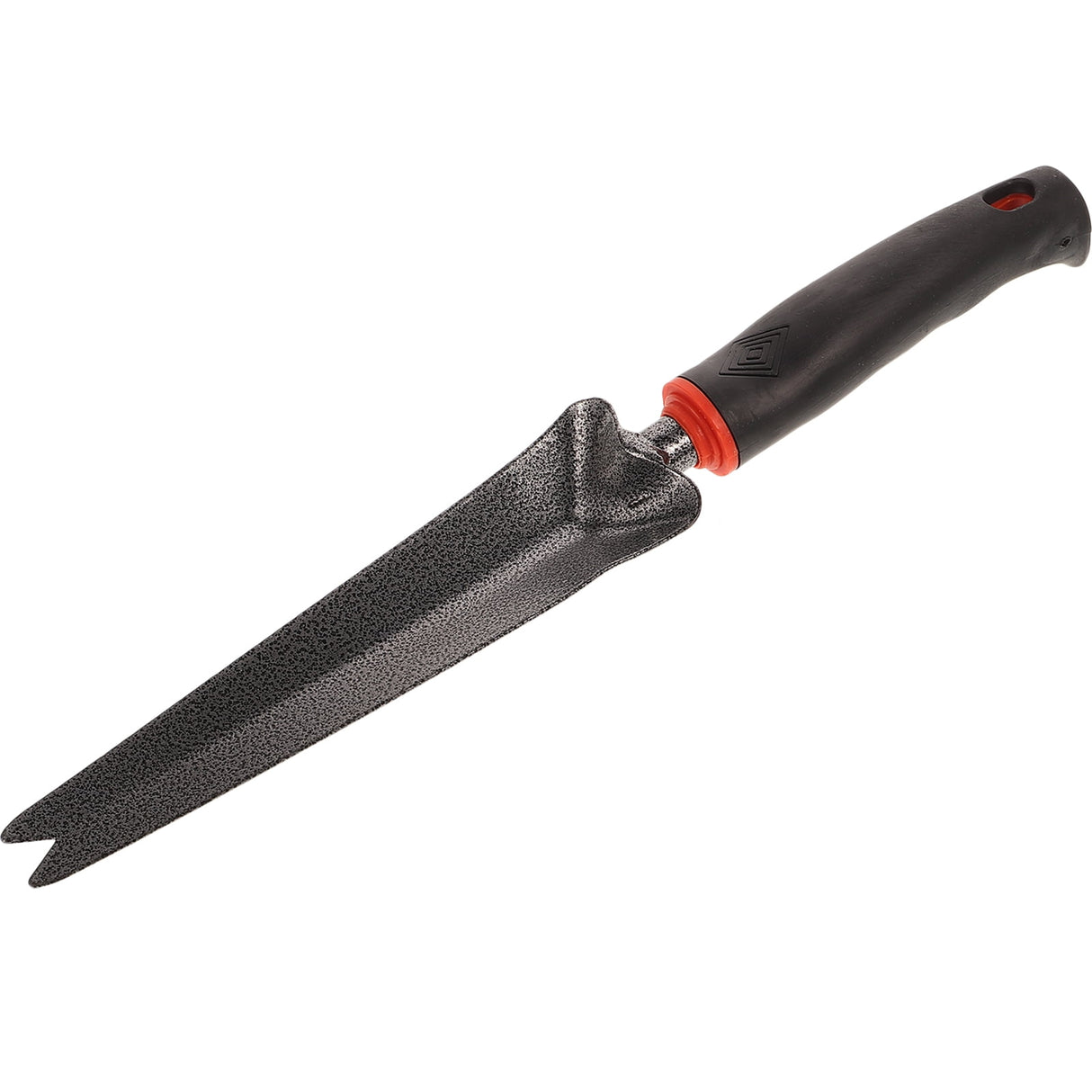 Worgeous Handy Weeder Puller with Stainless Steel Forked Tip for Gardening Ergonomic Wood Handle with Hole Black 2 Pronged