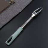 Kitchen Utensils Stainless Steel Cooking Tools Heat Resistant Kitchen Gadgets Dishwasher Safe 34.50X3.50X2.00CM Silver - Top-Down View