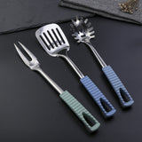 Kitchen Utensils Stainless Steel Cooking Tools Heat Resistant Kitchen Gadgets Dishwasher Safe 34.50X3.50X2.00CM Silver - Rear View