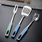 Kitchen Utensils Stainless Steel Cooking Tools Heat Resistant Kitchen Gadgets Dishwasher Safe 34.50X3.50X2.00CM Silver