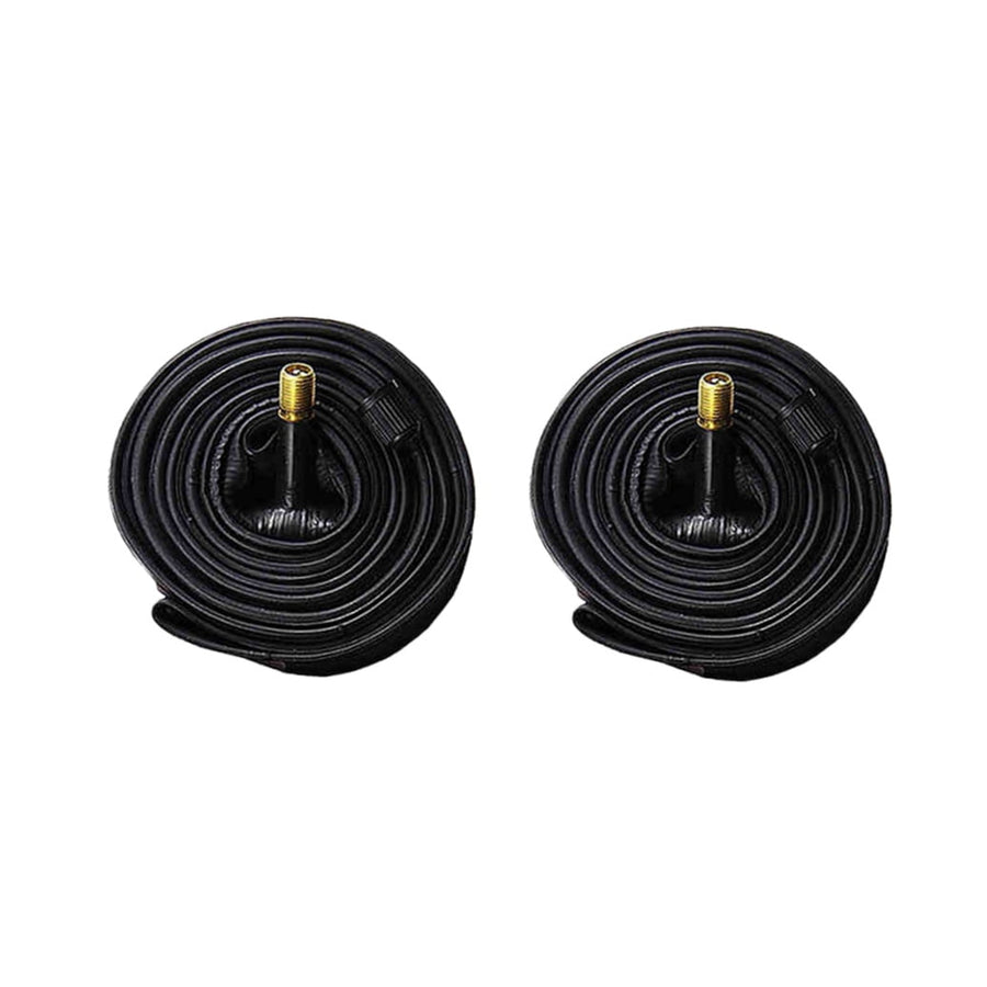 Worgeous Black Rubber Tube for Cycling Use Made from Butyl Material 2pcs 26x1.5
