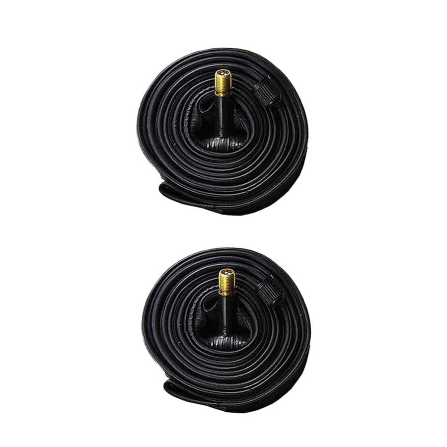 Worgeous Black Rubber Tube for Cycling Use Made from Butyl Material 2pcs 26x1.5