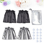 Car Window Shades Baby Car Window Sunshade Suction Cup Design 4Pcs Black Silver