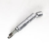 Worgeous Magnetic 12 Angle Spark Plug Sleeve for Car with 14mm 3/8 Drive Suitable for Spark Plugs Removal Tool Socket Silver carbon steel