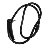 Resistance Bow Trainer Archery Band Rubber Black 1 Bow Training Equipment - Top-Down View