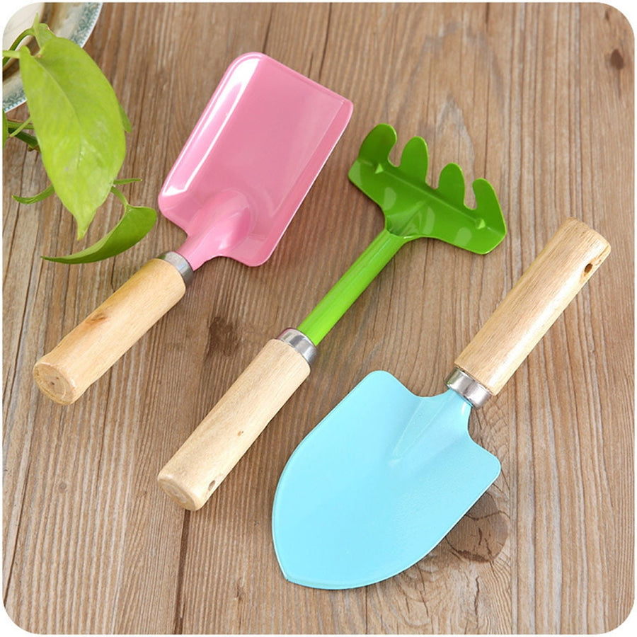 kids digging set Garden Tools Set Iron 3Pcs for Gardening Tools