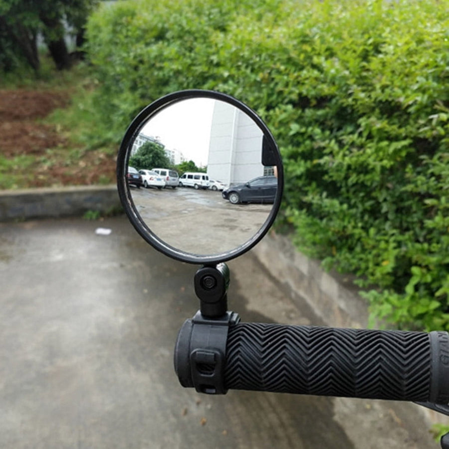Worgeous Rearview Mirror Cycling Handlebar Mirrors Convex Handles Black