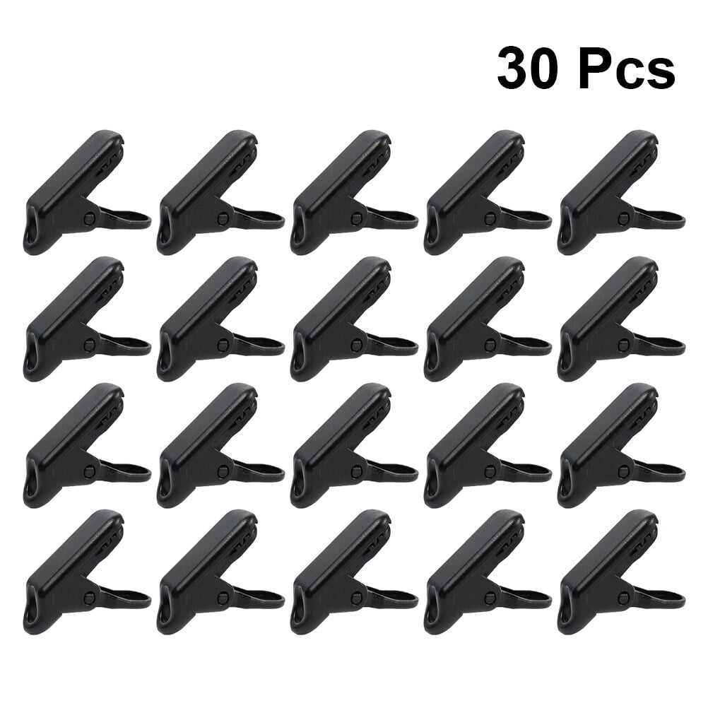 Tent Accessories Black For Outdoor Adventures 30Pcs