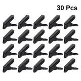 Tent Accessories Black For Outdoor Adventures 30Pcs - Side View