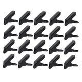 Tent Accessories Black For Outdoor Adventures 30Pcs - Top-Down View