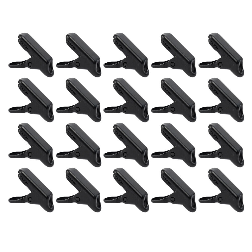 Tent Accessories Black For Outdoor Adventures 30Pcs