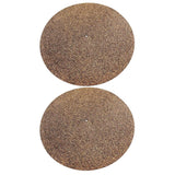 2Pcs Turntable Mat Cork Turntable Mat Cork Non-Slip Anti-Static Cork Mats Music Supply 29.70X29.70X0.10CM Brown