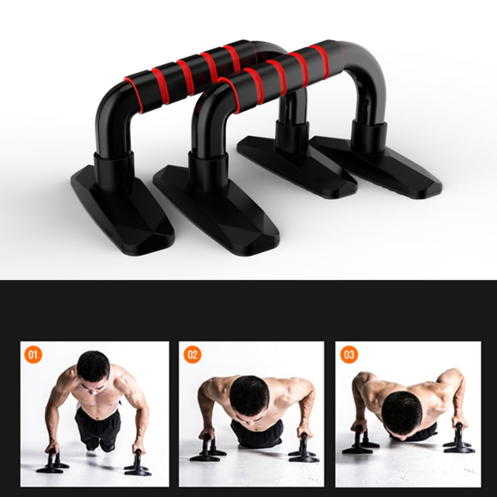 Worgeous 1 Pair Push-up Stands Bars for Building Muscle Exercises Abdomen Chest Push Ups Hand Grip Trainer Tool
