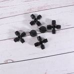 Worgeous Drip Irrigation Nozzle for Garden Use Black Plastic 20 Pieces Miniature Sprinklers