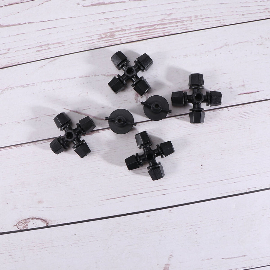 Worgeous Drip Irrigation Nozzle for Garden Use Black Plastic 20 Pieces Miniature Sprinklers
