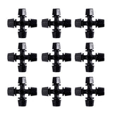 Worgeous Drip Irrigation Nozzle for Garden Use Black Plastic 20 Pieces Miniature Sprinklers