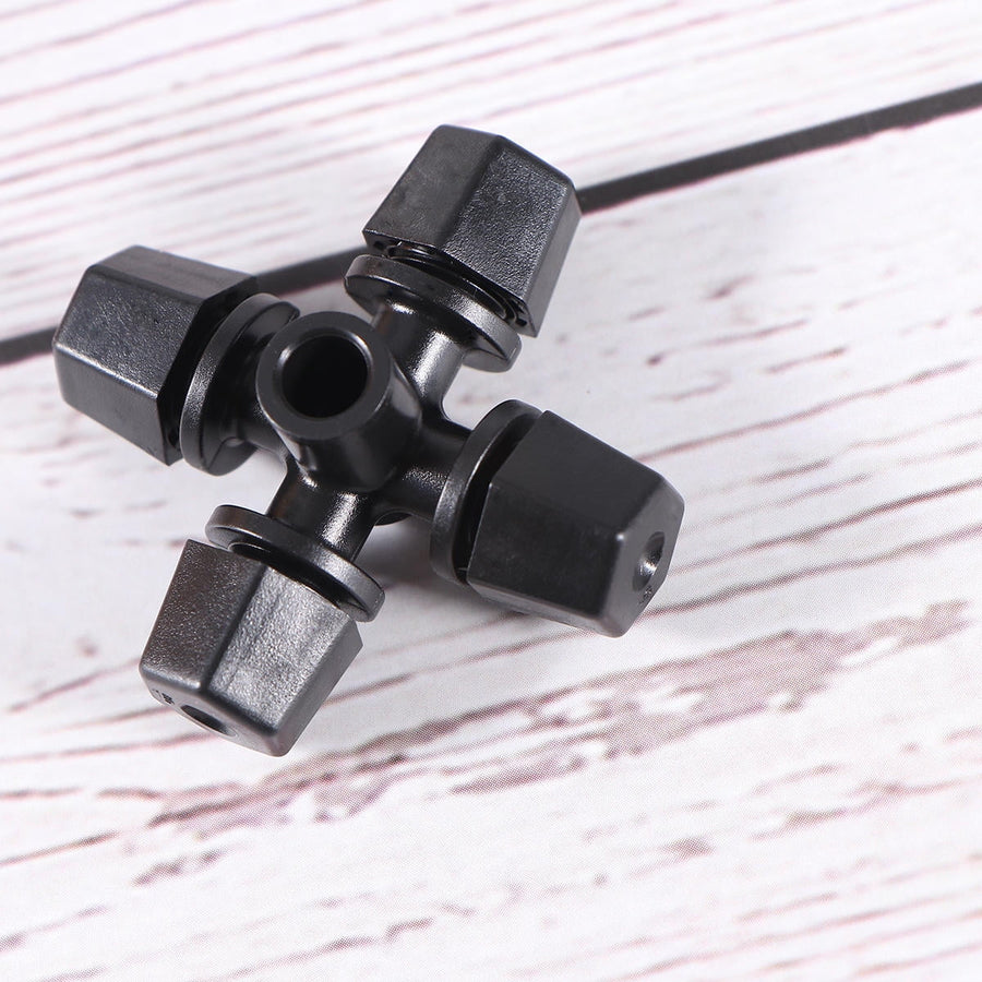 Worgeous Drip Irrigation Nozzle for Garden Use Black Plastic 20 Pieces Miniature Sprinklers