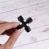 Worgeous Drip Irrigation Nozzle for Garden Use Black Plastic 20 Pieces Miniature Sprinklers